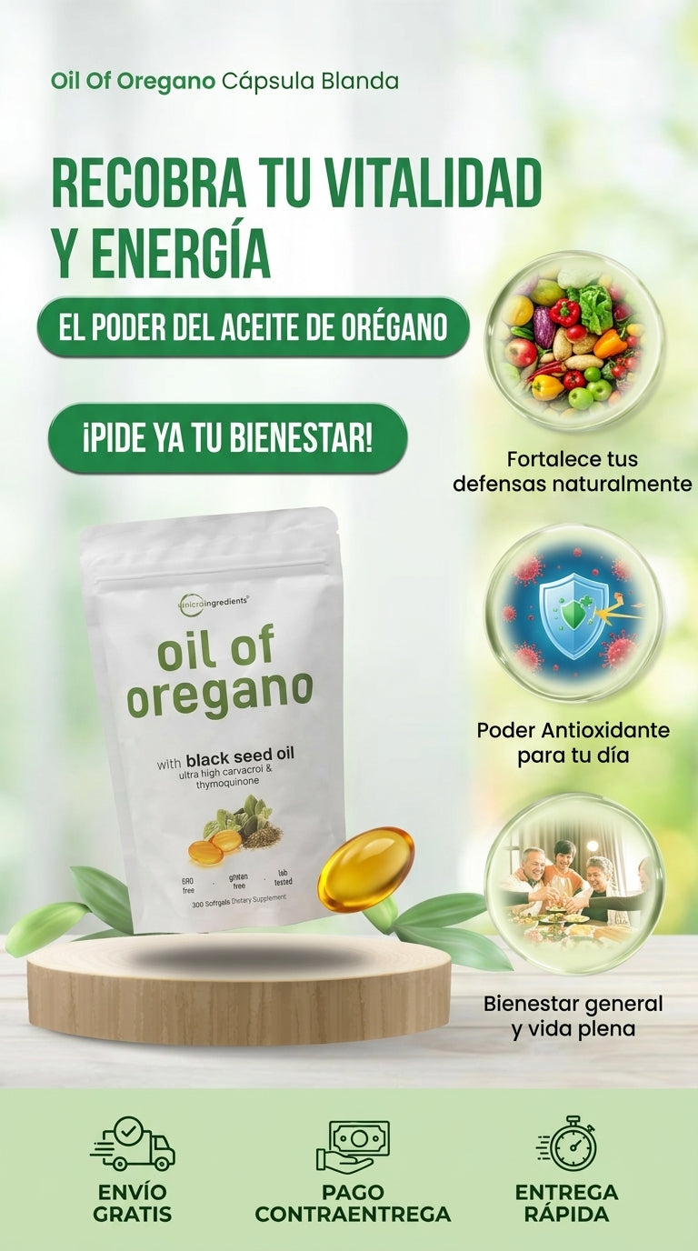 Oil Of Oregano Capsula Blanda