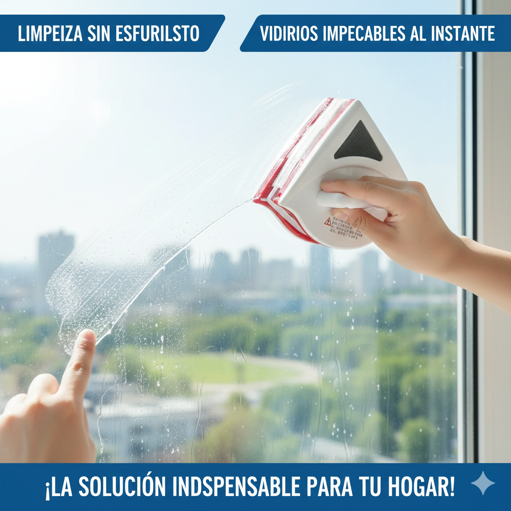 limpiavidrios magnético