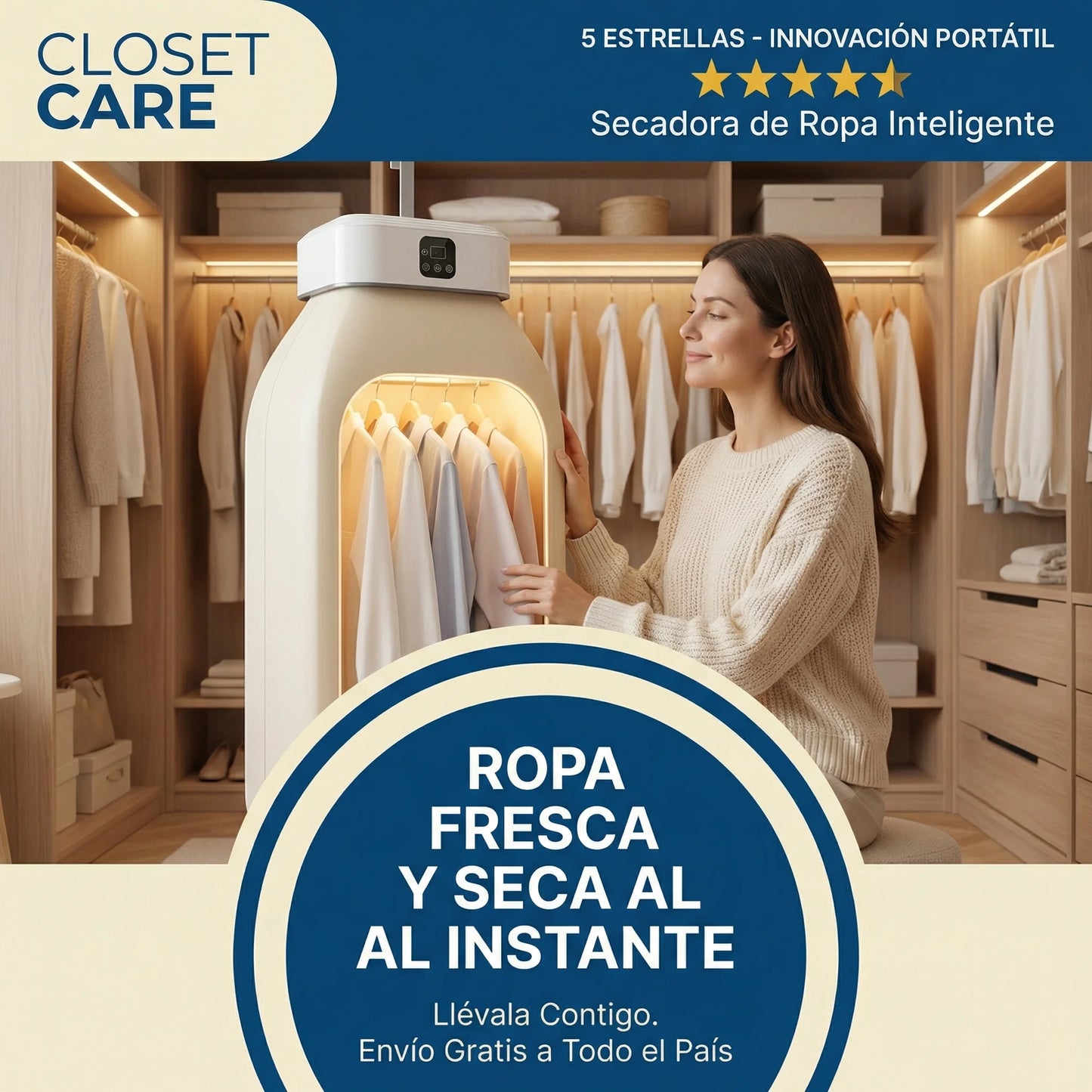 Secadora de Ropa Portátil