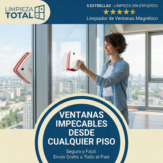 Limpia vidrio magnetico