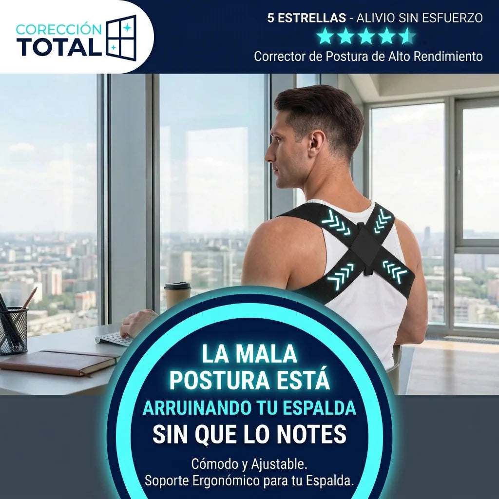 “La mala postura está arruinando tu espalda sin que lo notes”