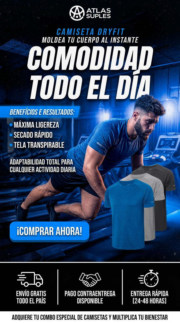 Camiseta DryFit: Disimula tu abdome al instante