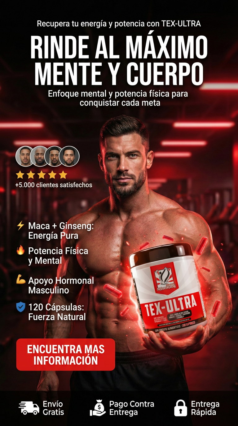 Recupera tu energía y potencia con TEX-ULTRA