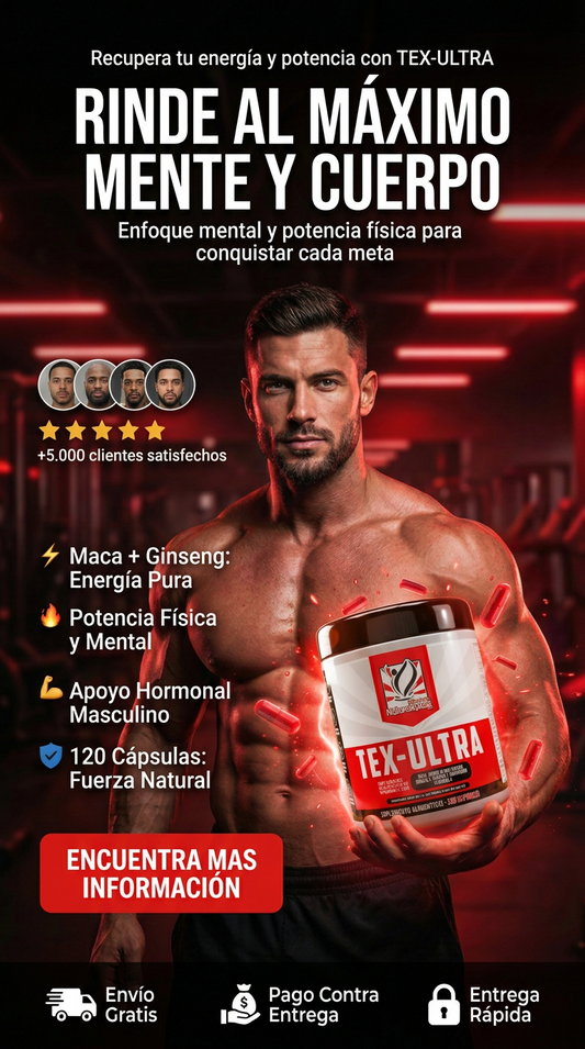 Recupera tu energía y potencia con TEX-ULTRA