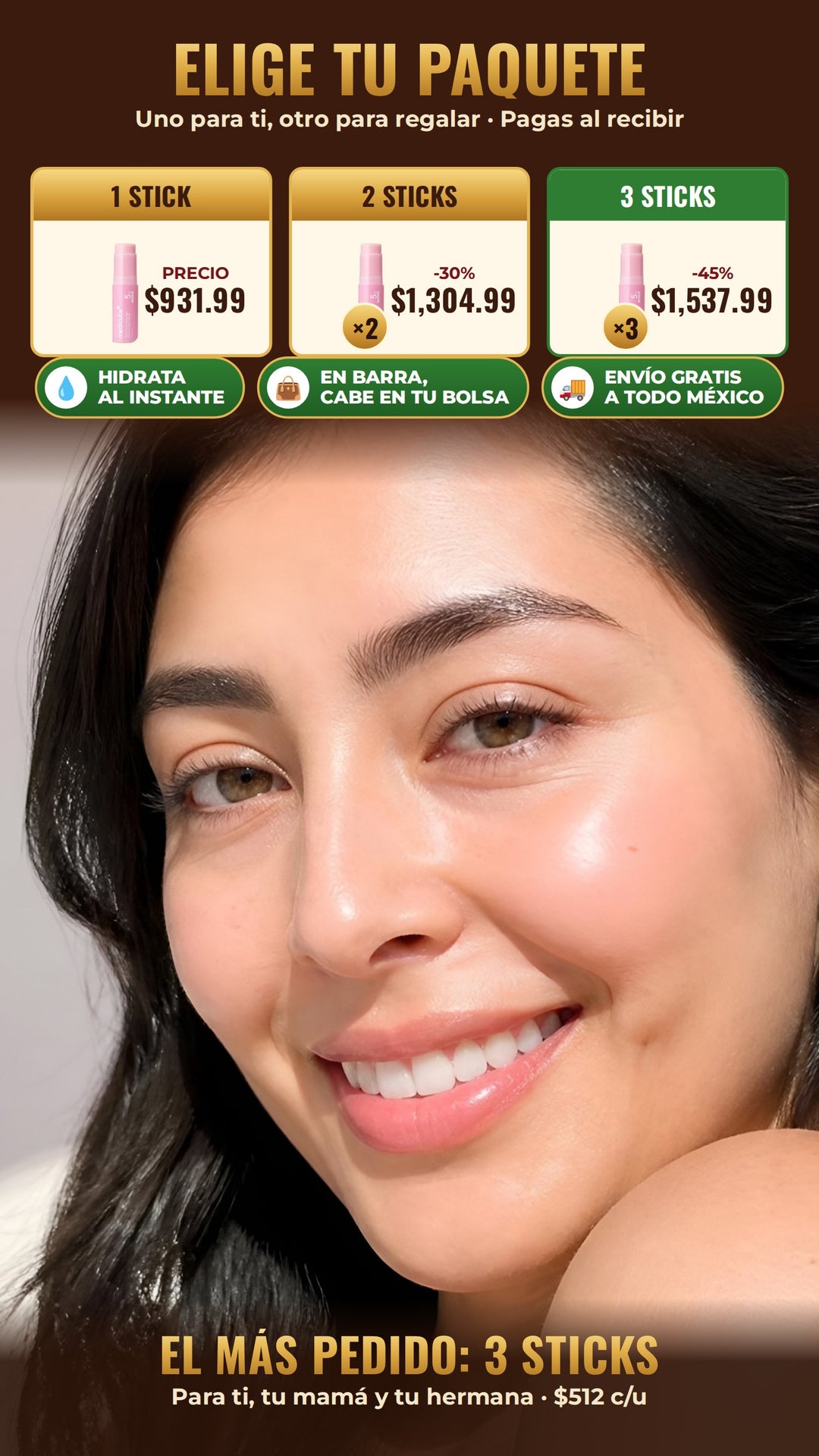 Paquetes Medicube PDRN Pink Collagen Multi Balm