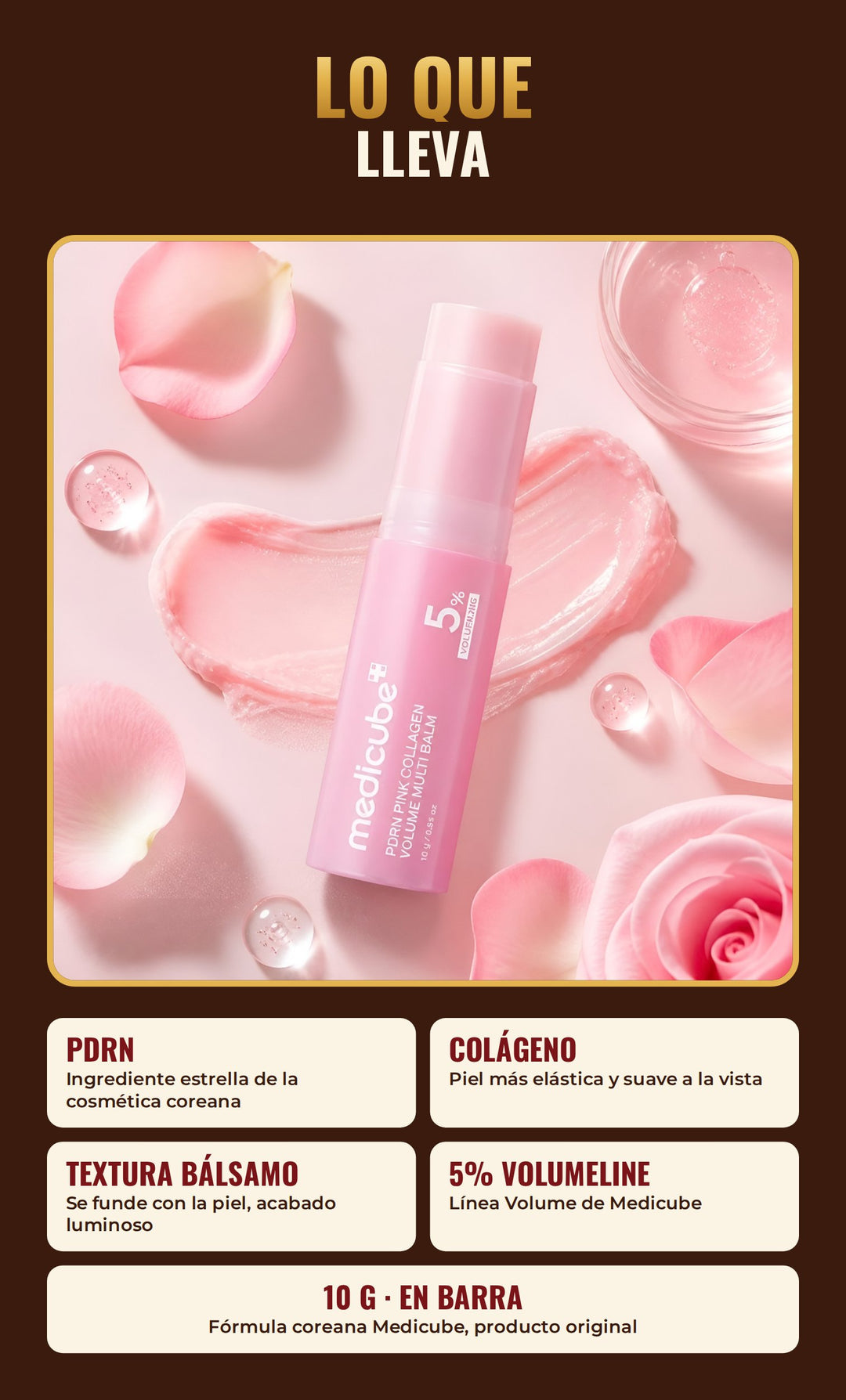 Qué lleva Medicube PDRN Pink Collagen Multi Balm